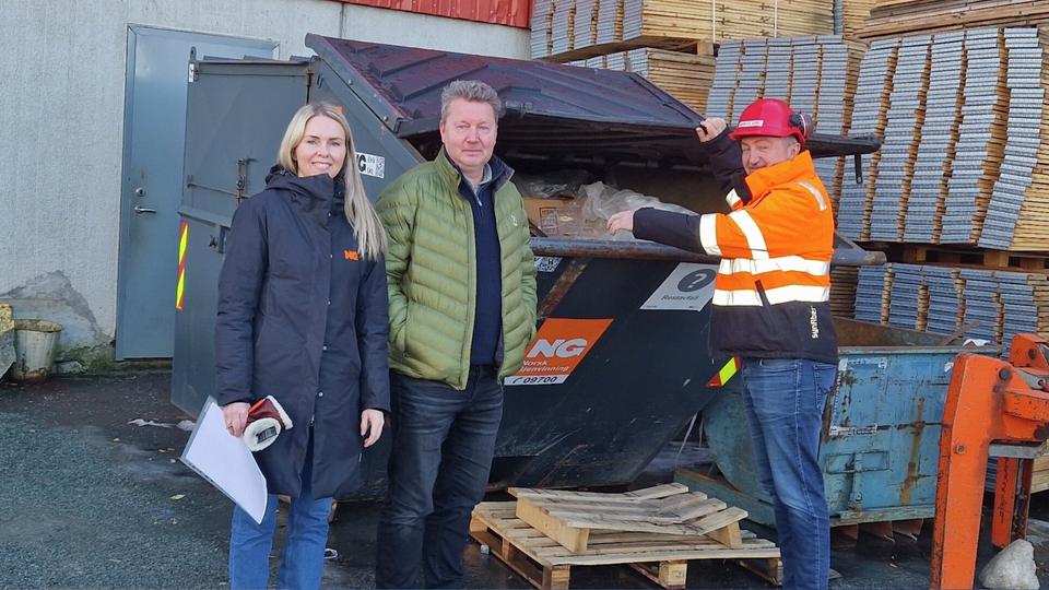 Vi har hatt besøk av Norsk Gjenvinning